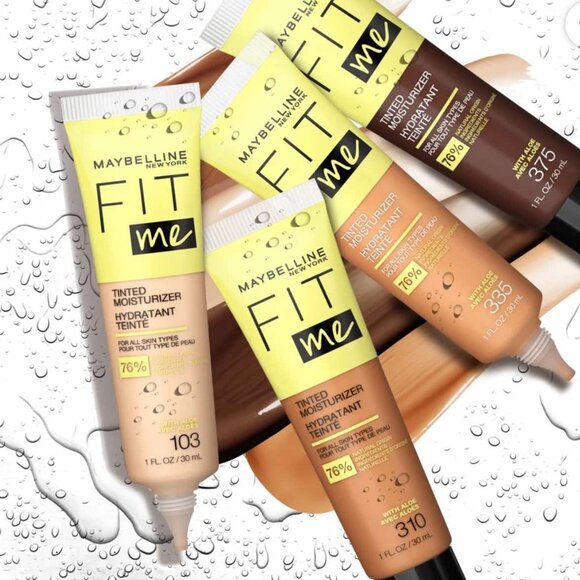 Brand New Maybelline Fit Me Tinted Moisturizer #310 for all Skin Types with Aloe - Picture 7 of 12